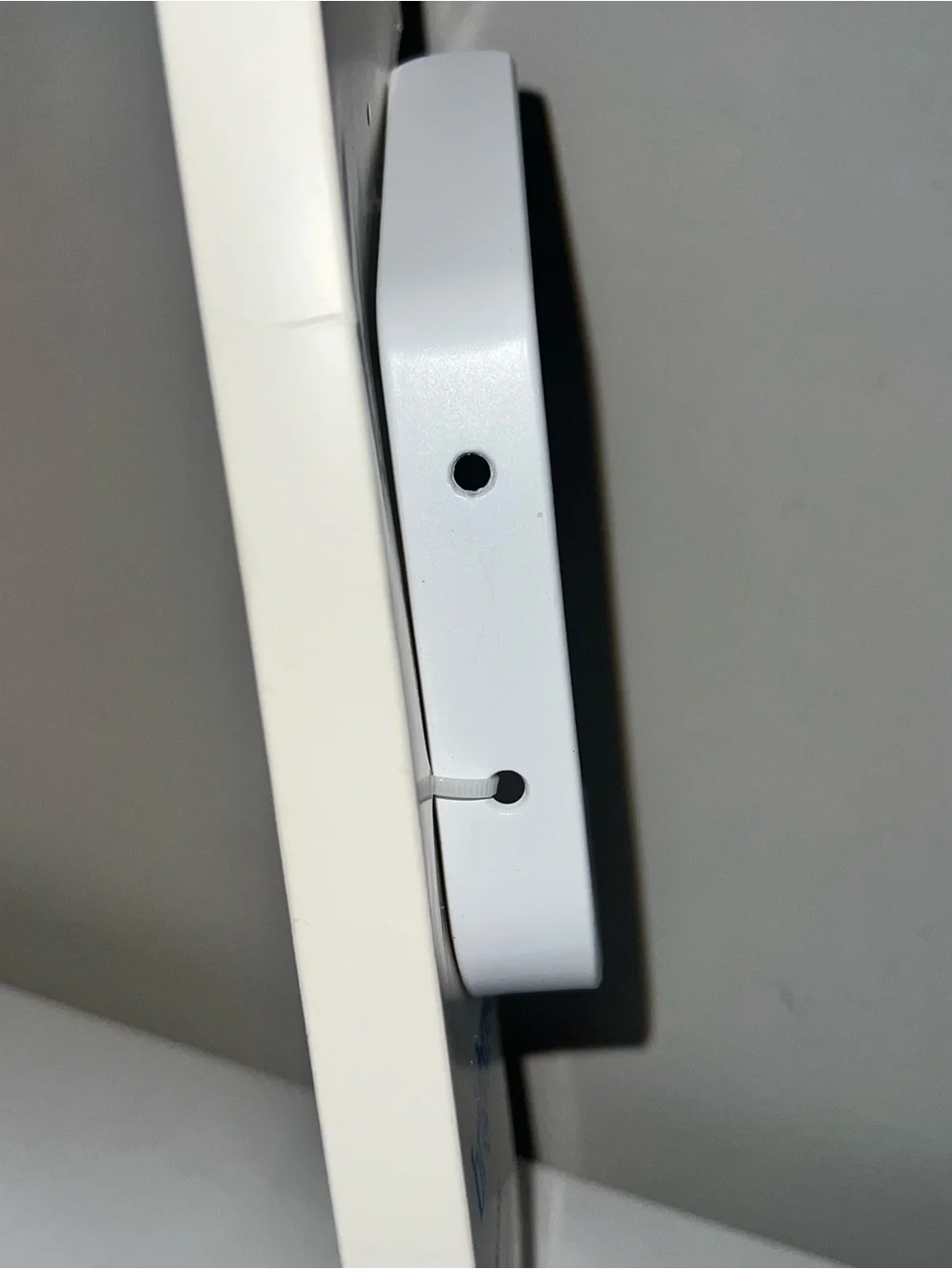 Matte White Metal Hook for Wall or Door